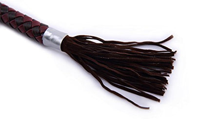 Fouet tissé à la main Anime Cosplay accessoire pour Lucy Costume noir