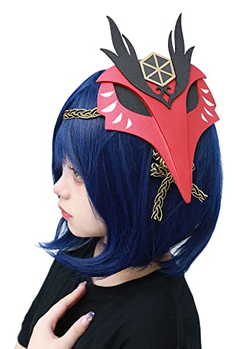 Kujou Sara Headpiece Headwear Mask Cosplay for Costume Accessory, Costume Makeup Gift