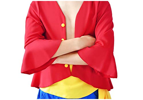 Monkey D Luffy Red Outfit Cosplay Costume