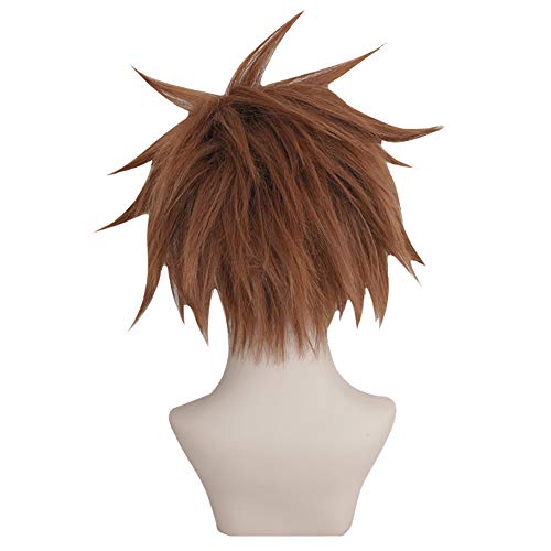Buy Men's Sora Cosplay Wig Short Brown Hair | Dazcos – DAZCOS