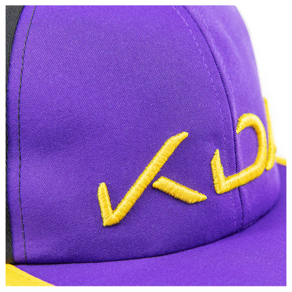 DAZCOS Cosplay Baseball Caps for Women Adjustable Purple Black Sun Hat Daily Wear