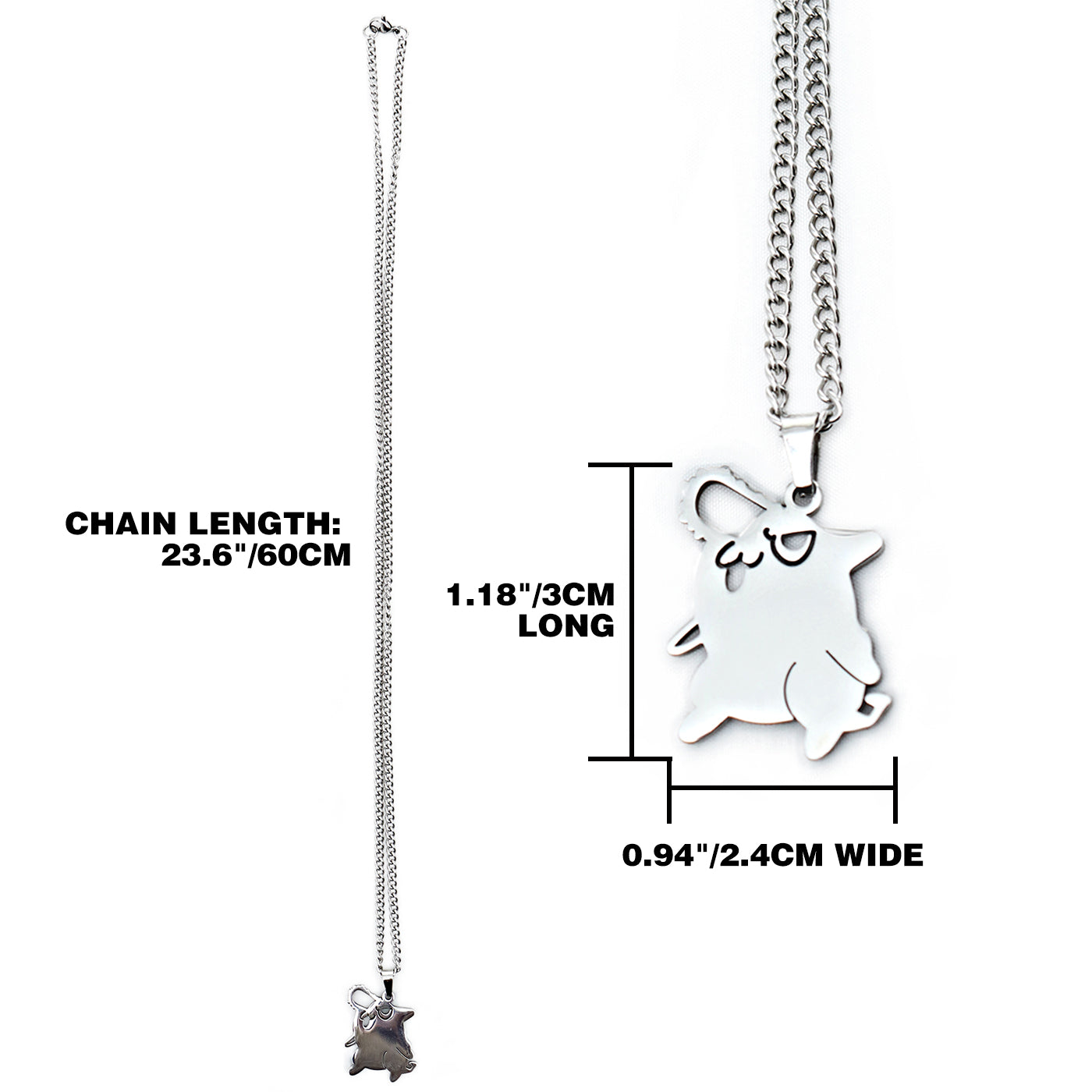 Denji Pochita Cosplay Pendant Anime Necklaces Dog Black Triangle Jewelry Set