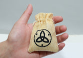 Mora Cosplay Drawstring Coin Pouch with 20 Coins