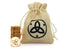 DAZCOS Mora Cosplay Drawstring Coin Pouch with 20 Coins, Meal Fee Waistbag for Halloween Game