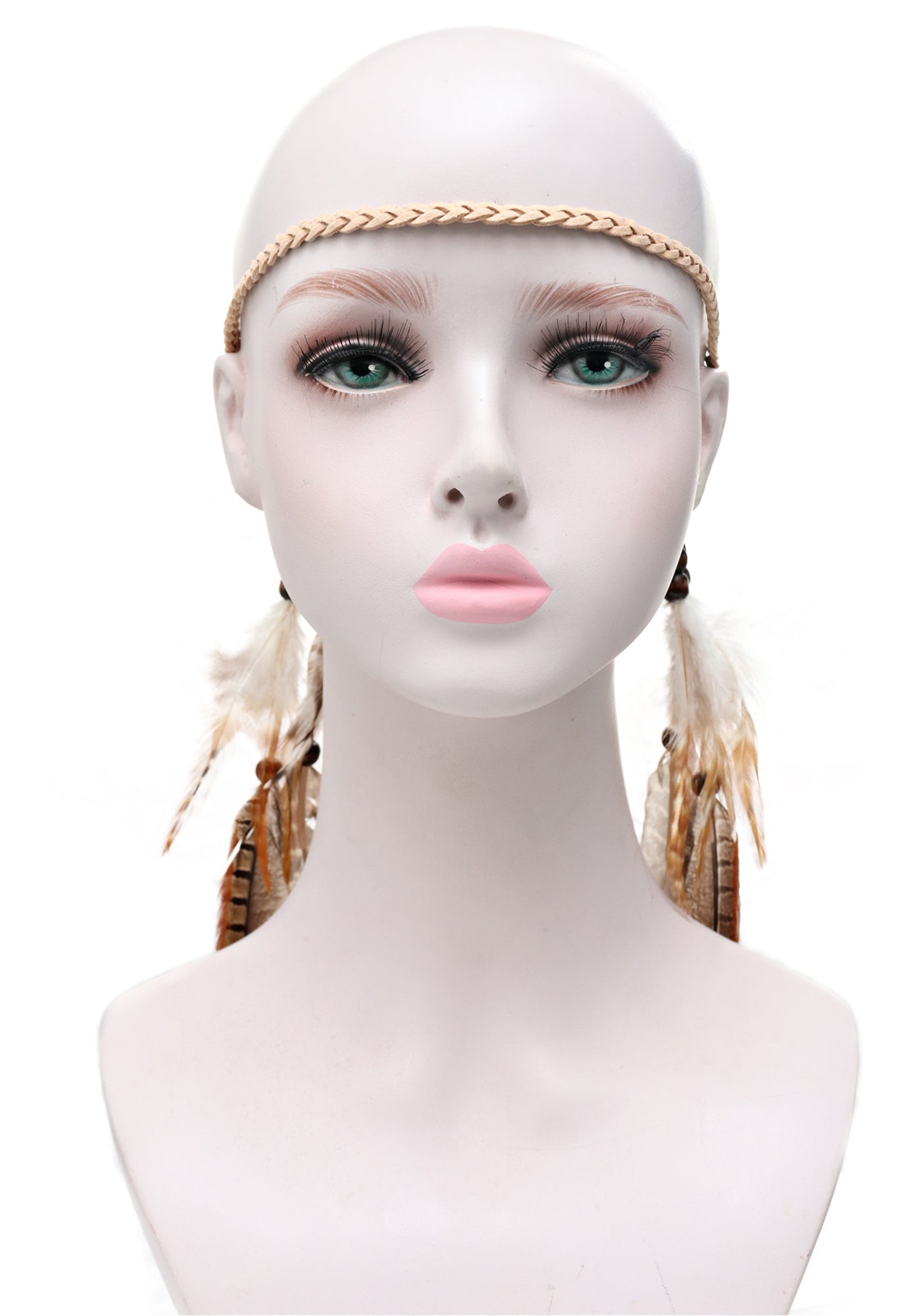 Peacock Feather Crown Carnival Headpiece