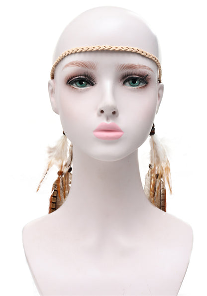 Peacock Feather Crown Carnival Headpiece