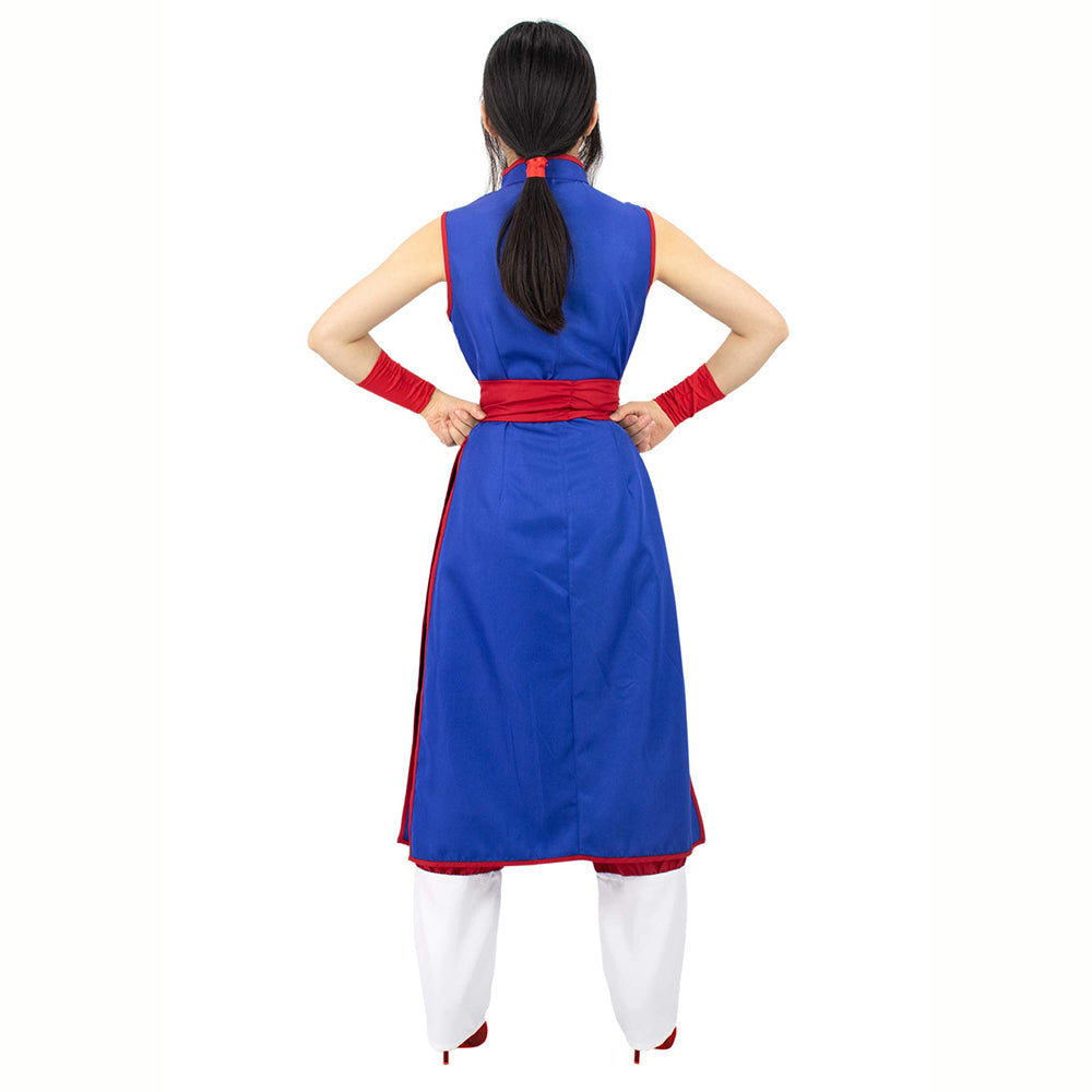 DAZCOS US Size Adult Chi Chi Blue Dress Cosplay Costume