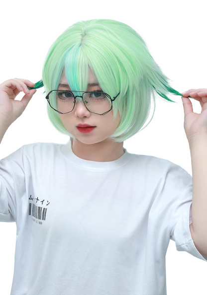 Green Colour Wig
