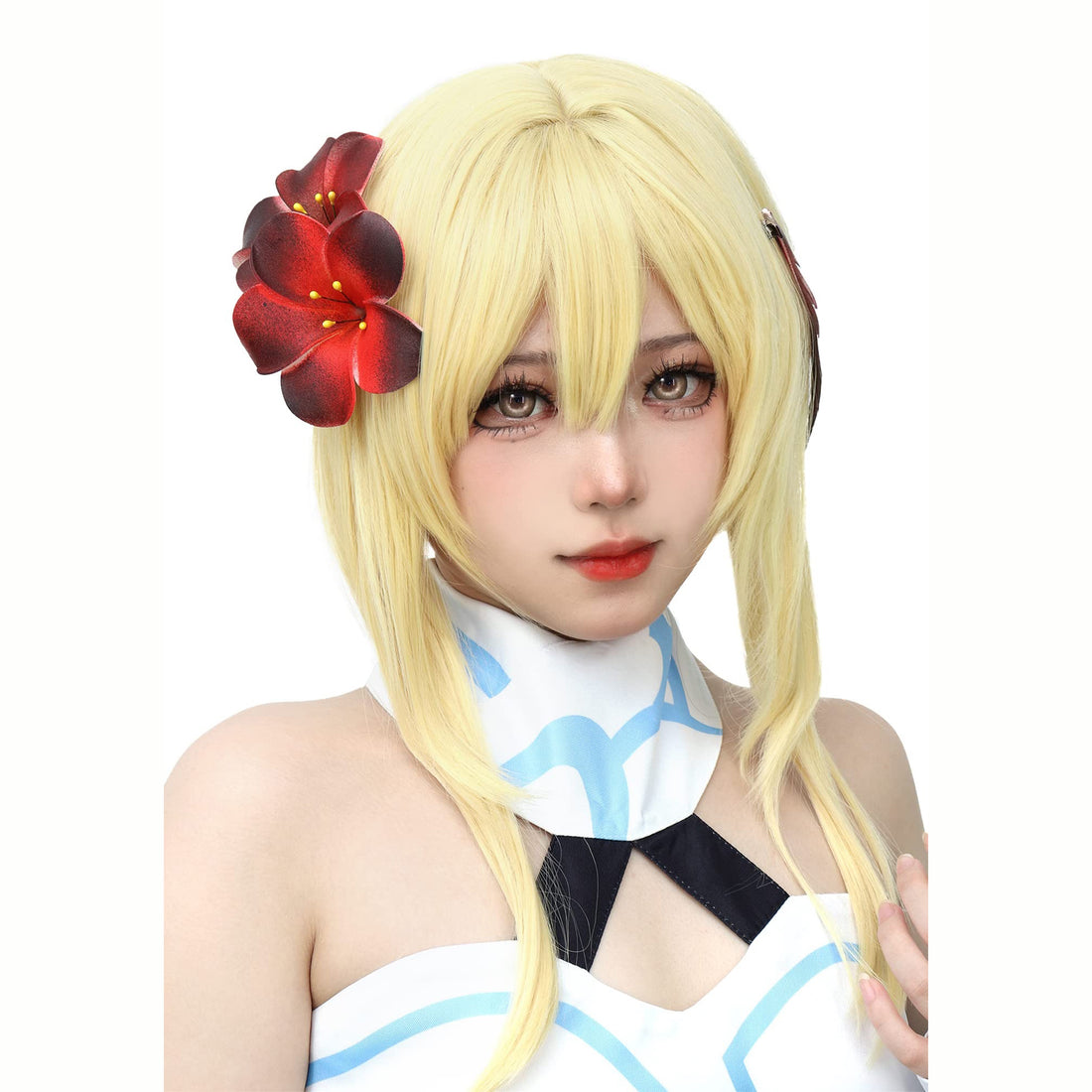 Lumine Wig for Cosplay Costume Blonde